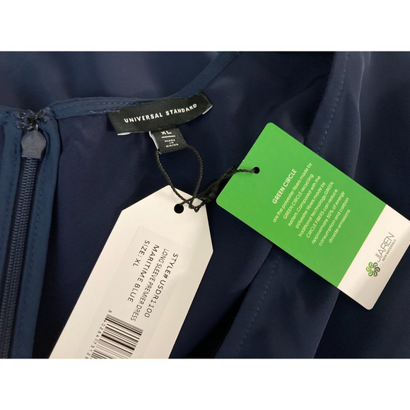 Universal Standard NEW XL 26-28 Marine Blue Long Sleeve Premier Dress - Picture 4 of 4